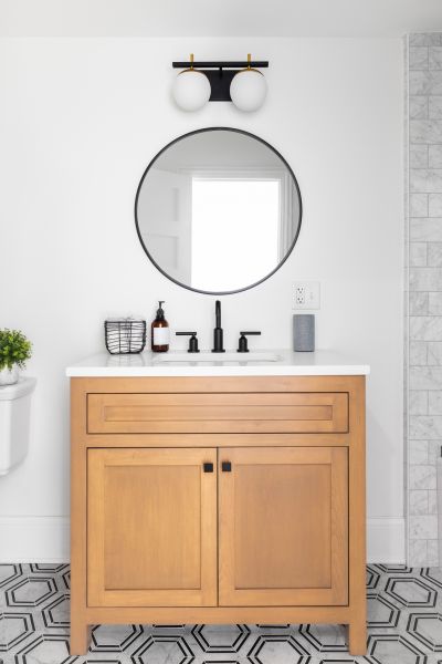 Custom Vanity Installation in Weatherford
